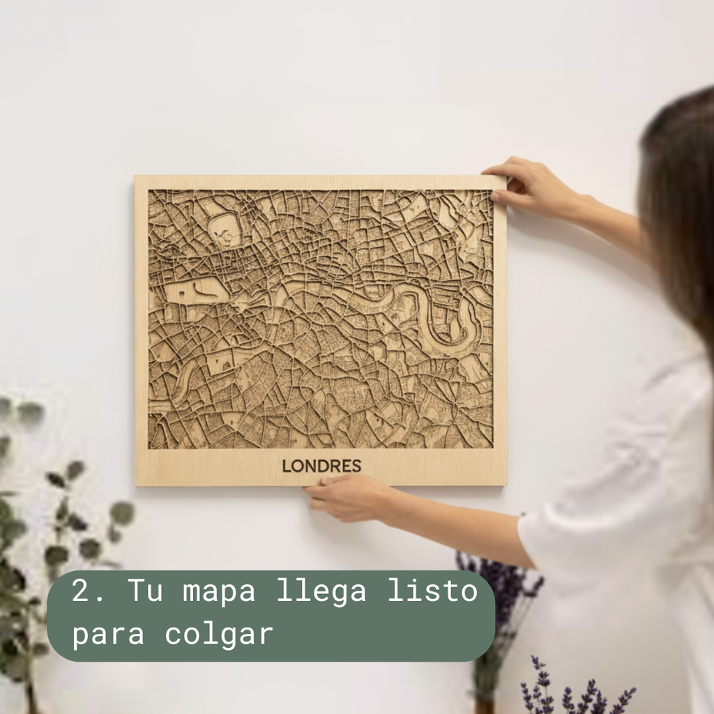 Mapa 3D personalizado Horizontal