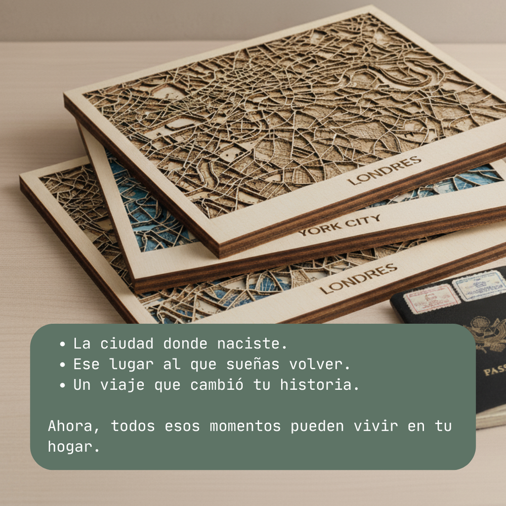 Mapa 3D personalizado Horizontal