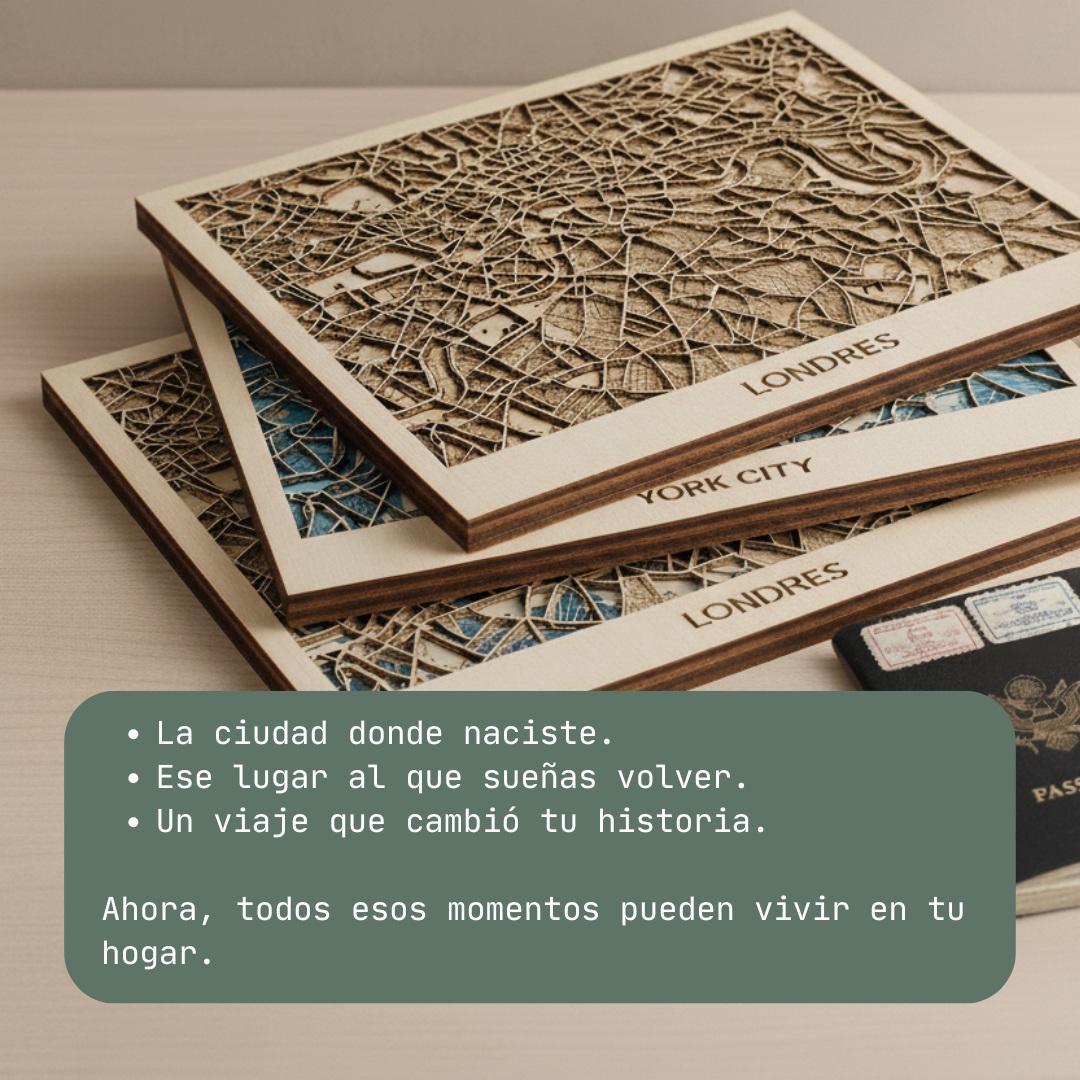 Mapa 3D personalizado Horizontal