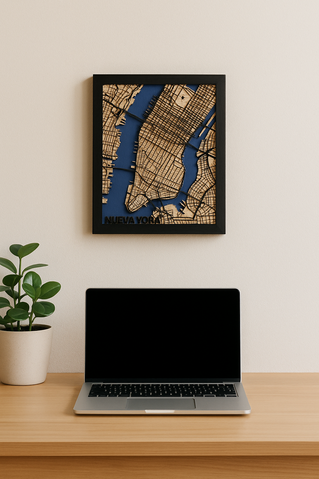Mapa 3D de la ciudad nueva york