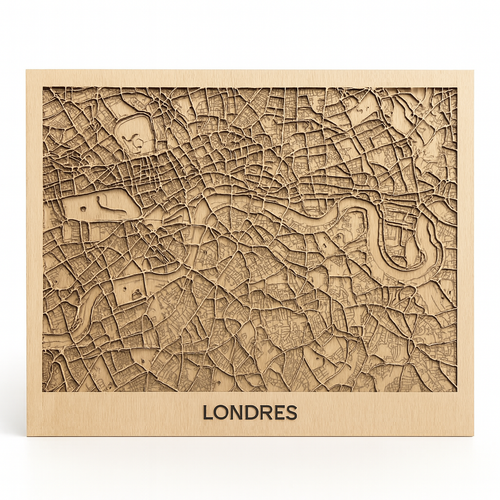 Mapa 3D personalizado Horizontal