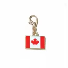 Charm bandera Canadá