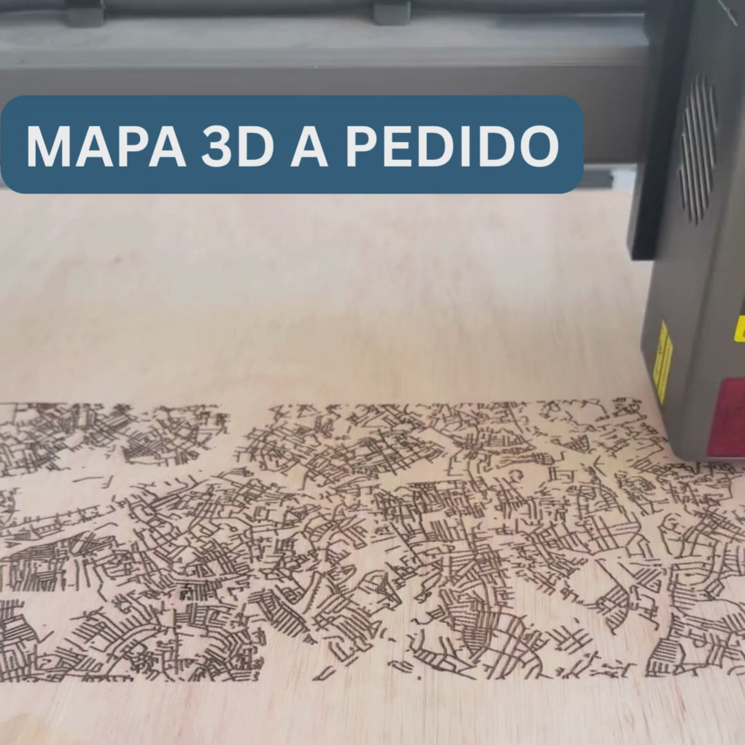 Mapa 3D personalizado